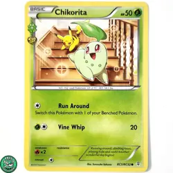 Pokemon TCG Chikorita RC1/RC32 Generations Radiant Collection NM Near Mint - Image 1