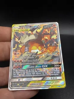 Pokemon Reshiram & Charizard GX SM201 GX-Figure Collection Promo Holofoil NM HK3 - Image 2