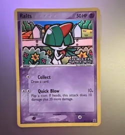 Ralts 81/113 EX Delta Species Common Reverse Holo Eng 50 HP Basic 2005 - Image 1