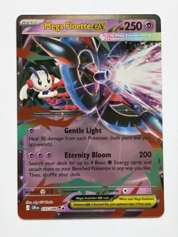 Mega Floette ex CRI EN 035/086 Pokemon TCG Chaos Rising English NM Double Rare - Image 1