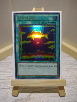 YuGiOh Card Fish Sonar LED9-EN020 1st Edition Collectable Trading Card Game TCG - Image 1