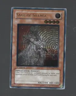Sage of Silence [Ultimate Rare] STON-EN015 1st EDITION| Yu-Gi-Oh! TCG MINT - Image 1