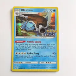 Holo Blastoise 017/078 Rare Pokemon GO Near Mint - Image 1