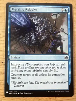 Metallic Rebuke - Near Mint MTG Mystery Booster - Image 1