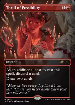 🧙Thrill Of Possibility R 1805 FOIL SLD Secret Lair MTG - Image 1