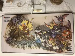 MTG Great War Festival Playmat Final Fantasy Chocobo Mystery Dungeon JP Unused - Image 1