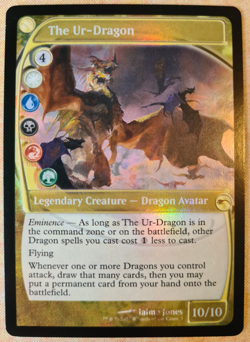 MTG - The Ur-Dragon - Foil - Future Sight Frame - Magic the Gathering - Image 1