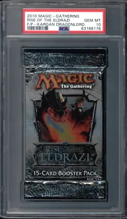 Rise of the Eldrazi Kargan Dragonlord Booster Pack Graded PSA 10 MTG #63166176 - Image 1