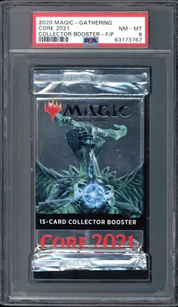 Core Set 2021 M21 Collector Pack English Graded PSA 8 MTG Magic #63173767 - Image 1