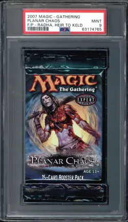 Planar Chaos Radha, Heir to Keld Booster Pack Graded PSA 9 MTG Magic #63174765 - Image 1