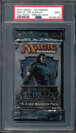 Rise of the Eldrazi Gideon Jura Booster Pack Graded PSA 9 MTG Magic #63166183 - Image 1