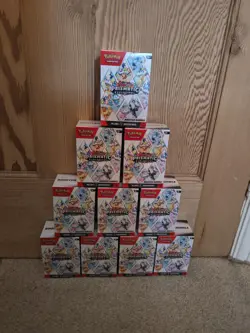 Pokemon TCG Scarlet & Violet Prismatic Evolutions Booster Bundle 6 Packs Sealed - Image 1