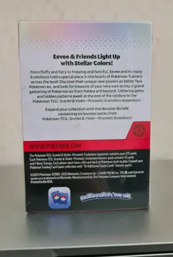 Pokemon TCG Scarlet & Violet Prismatic Evolutions Booster Bundle SEALED - Image 2