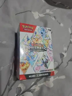 Pokemon TCG Scarlet & Violet Prismatic Evolutions Booster Bundle Sealed - Image 1