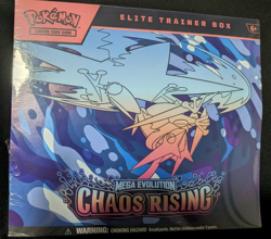 Pokemon Chaos Rising Elite Trainer Box ETB Factory Sealed (Small Tear) - Image 1