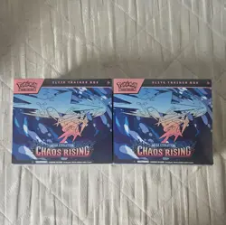Pokemon TCG Chaos Rising ETB Elite Trainer Box Factory Sealed X2 - Image 2