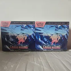 Pokemon TCG Chaos Rising ETB Elite Trainer Box Factory Sealed X2 - Image 3