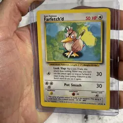 Farfetch'd Non-Holo 1999 WOTC Pokemon Card 27/102 Base Set Uncommon - TCG LP - Image 2