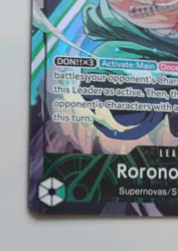 Roronoa Zoro OP12-020 Playmat Edition Vol.4 One Piece Promo Card - Slight Crease - Image 2