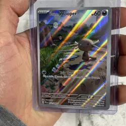 Paldean Wooper (102/094) IR | Pokemon Me02: Phantasmal Flames NM/MT Holo Card - Image 1