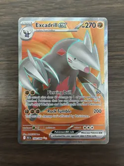 Excadrill EX Full Art 160/086 SV Pokemon TCG Black Bolt Near Mint - Image 1