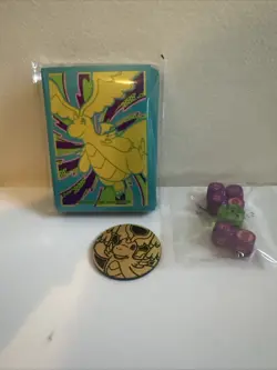 Pokemon Ascended Heroes ETB Dragonite Card Sleeves + Coin + Dice Factory Sealed - Image 1