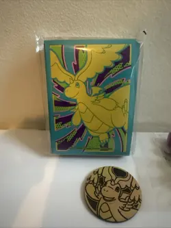 Pokemon Ascended Heroes ETB Dragonite Card Sleeves + Coin + Dice Factory Sealed - Image 2