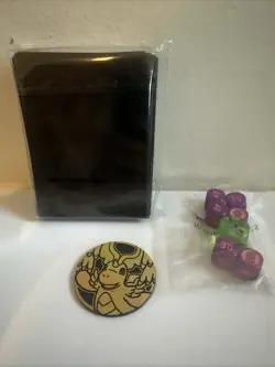 Pokemon Ascended Heroes ETB Dragonite Card Sleeves + Coin + Dice Factory Sealed - Image 5