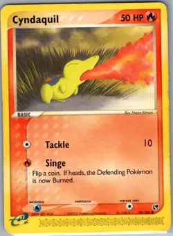 Cyndaquil 59/100 Non Holo Sandstorm - Pokemon Card - NM - Image 1