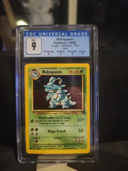 Pokemon Cards: Jungle Rare Holo: Nidoqueen 7/64 CGC 9 WITH SUB GRADES - Image 1