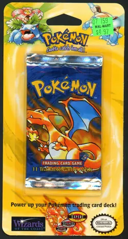 Pokemon Card - Base Set Blister Booster Pack - Charizard Potentially Shadowless - Image 1