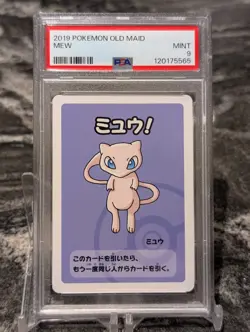 Mew PSA 9 Old Maid Deck Japanese 2019 Pokemon - Image 1
