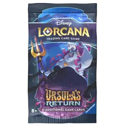 Ravensburger Disney Lorcana 1 Sealed Booster Pack Ursula's Return Game 12 Cards - Image 1
