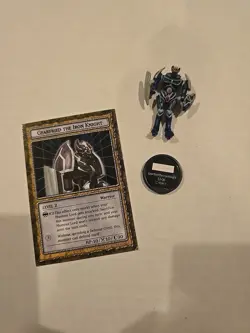 Yugioh Dungeon Dice Monsters DDM Gearfried The Iron Knight Figure And Card - Image 2