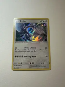 Pokemon TCG Lugia Team-Up Holographic Card 131/181 LP Condition - Image 1