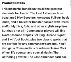 🔥 Magic The Gathering 🔥 MTG Avatar: The Last Airbender Commander’s Bundle ENG - Image 3