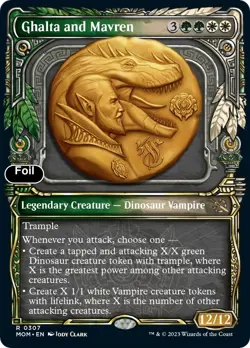 Ghalta and Mavren (Showcase) [March of the Machine] NM Foil - Magic - Image 1