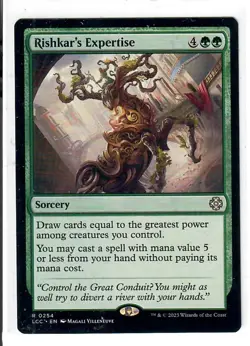 Rishkar's Expertise 254 Commander: The Lost Caverns of Ixalan MTG NM - Image 1