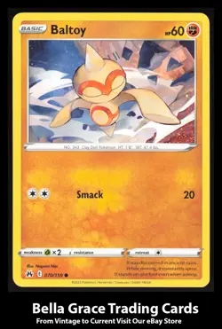 Baltoy #070/159 Common Crown Zenith Pokemon TCG - Image 1