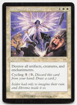 Akroma's Vengeance 2 Rare Onslaught Magic: The Gathering Lightly Played - Image 1
