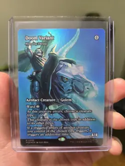 Doom Variant - Roaming Throne (Borderless) (Foil) : Magic The Gathering - Image 1