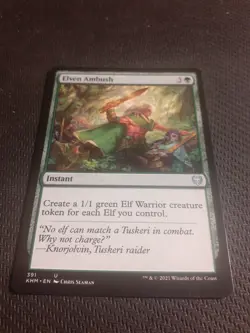 1x ELVEN AMBUSH - Kaldheim - MTG - Magic the Gathering - Image 1