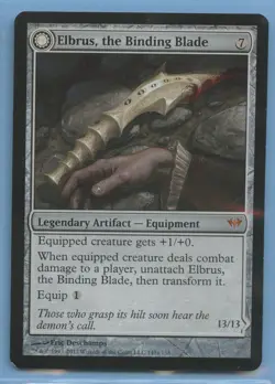 MTG: Dark Ascension: Elbrus, the Binding Blade / Withengar Unbound - Image 1