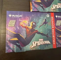 Magic The Gathering Marvel Spider Man Collector Booster Omega Boxes Lot of 10 ! - Image 2