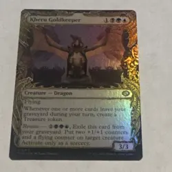 Magic: The Gathering Kheru Goldkeeper Borderless Foil Uncommon BUG Tarkir EN - Image 1