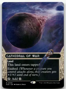Cathedral of War (0006) (Borderless) #6 (NM) Edge of Eternities EOS Magic MTG - Image 1