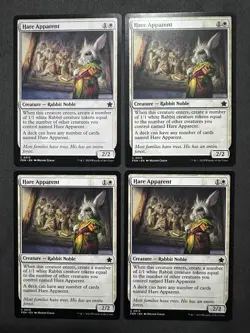Hare Apparent - Foundations (FDN) x4 (Playset) MINT MTG Magic - Image 1