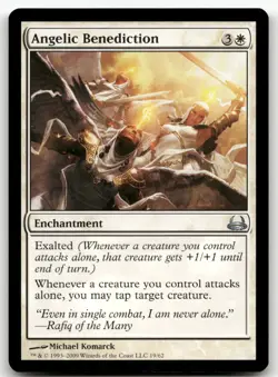 Angelic Benediction #19 (NM) Divine vs Demonic DDC Magic MTG - Image 1