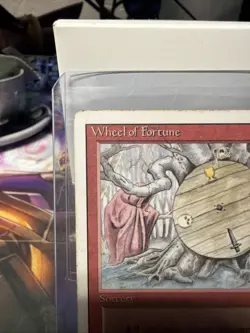 Magic The Gathering MTG Wheel of Fortune Revised Edition 3ED Damaged - Image 2
