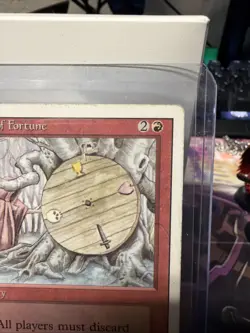 Magic The Gathering MTG Wheel of Fortune Revised Edition 3ED Damaged - Image 3